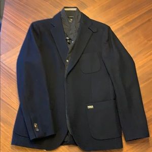 Scotch & Soda navy wool jacket.